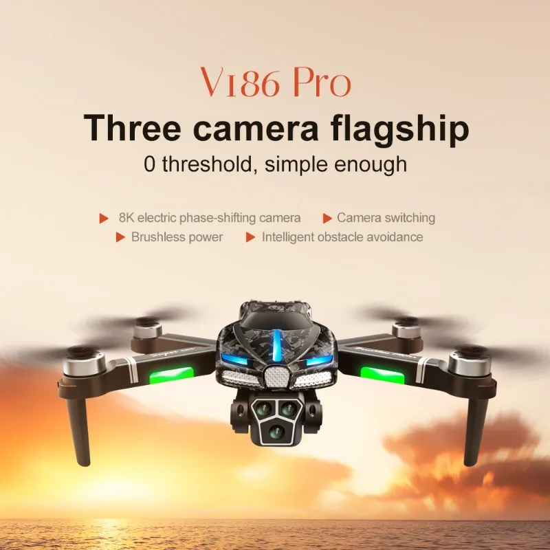 새로운 V186 프로 드론 전문 브러시리스 모터 8K  - Fpv Drone Charger 리뷰 및 가격