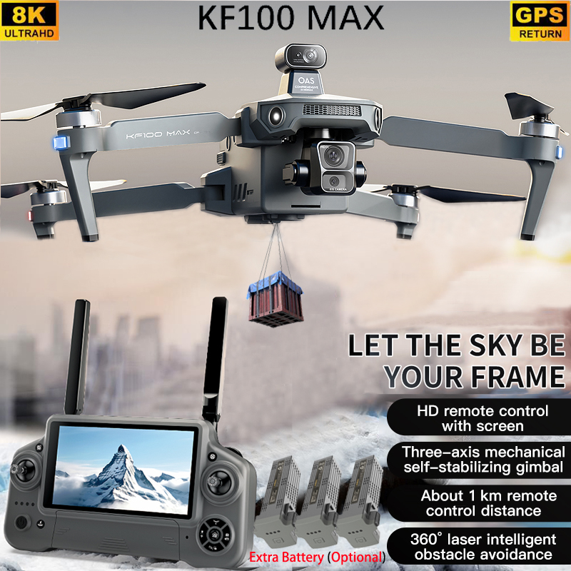 Fpv Drone Charger - KF100 MAX GPS 드론 4K 카메라