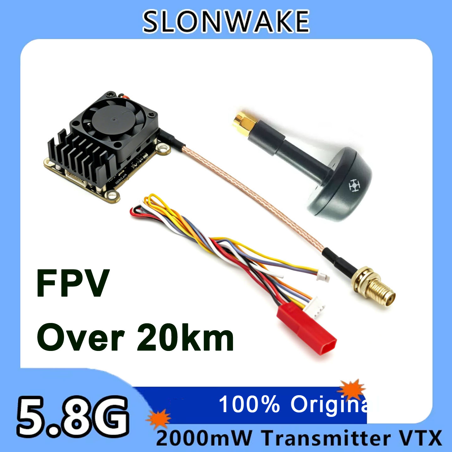 새로운 업그레이드 5.8Ghz 2W 조절 가능 FPV - Fpv Drone Transmitter 리뷰 및 가격