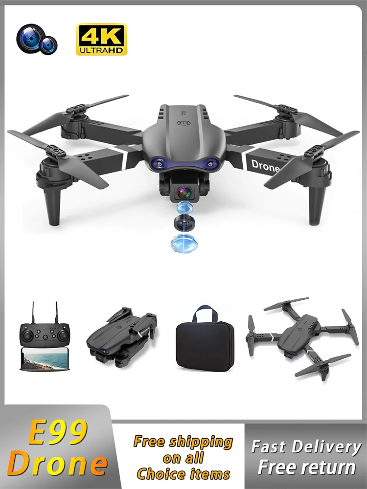 E99 접이식 드론 쿼드콥터 원격 제어 핸들 4축 항공 - Eachine Drone E58 리뷰 및 가격