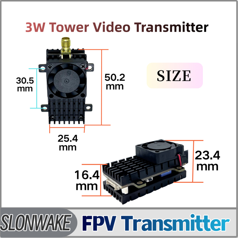 SLONWAKE 5.8G 3000mW 시뮬레이션 VTX - Fpv Drone Vtx 리뷰 및 가격