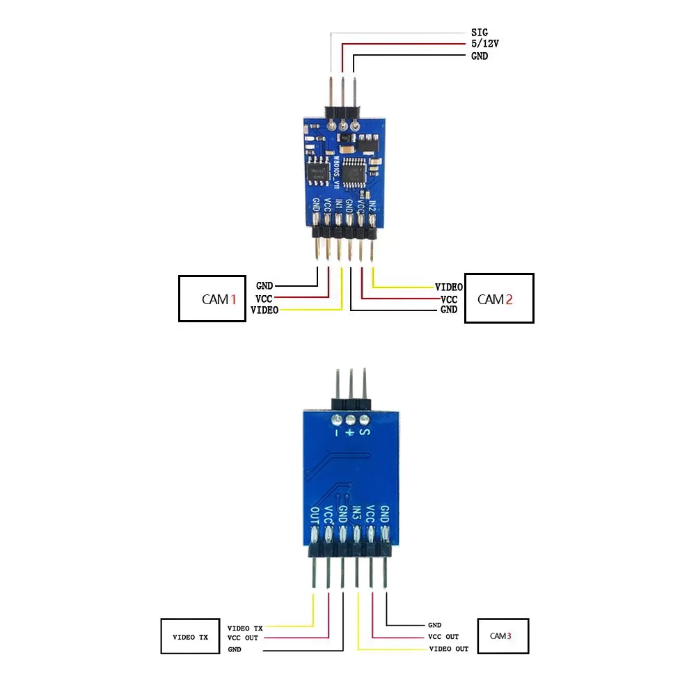 5.8G 3 채널 비디오 스위처 모듈 FPV 드론 UA - Fpv Drone Battery 리뷰 및 가격
