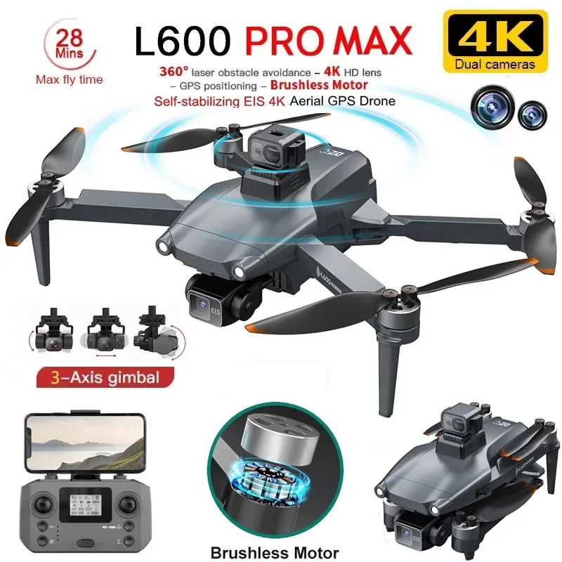 L600 PRO MAX GPS 드론 전문 4K 3축 P - Fpv Drone Battery 리뷰 및 가격