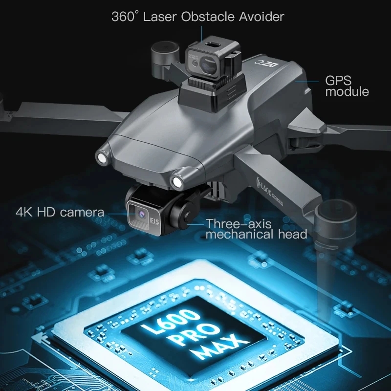 L600 PRO MAX GPS 드론 전문 4K 3축 P - Fpv Drone Battery 리뷰 및 가격
